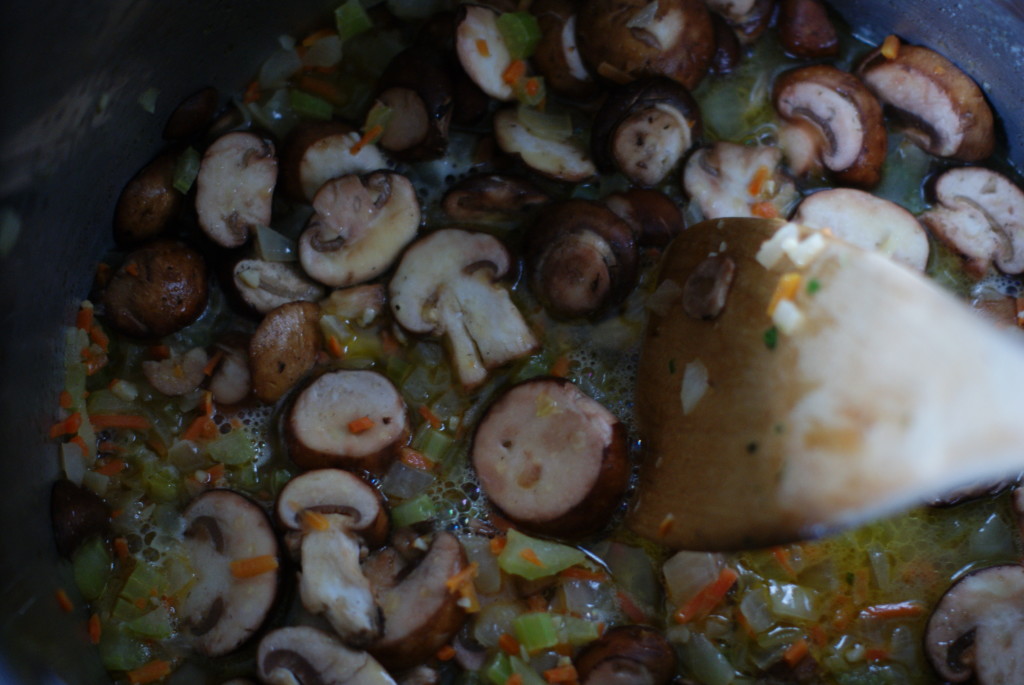 Rustic Creamy Wild Rice and Chicken Portobello Soup Southern Discourse