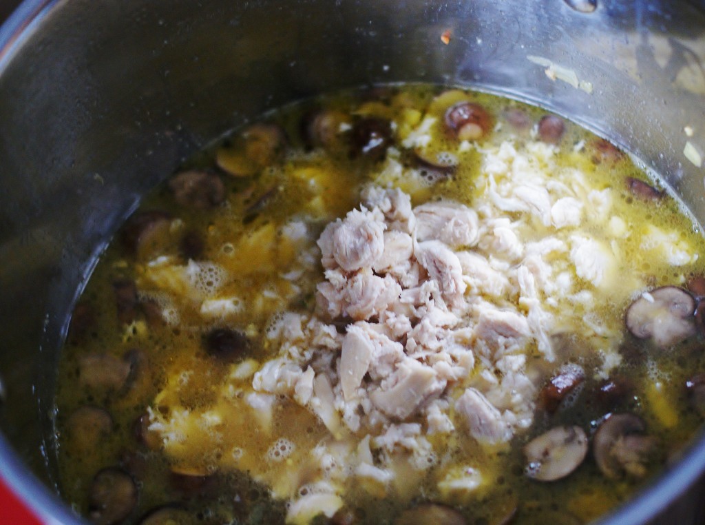 Rustic Creamy Wild Rice and Chicken Portobello Soup Southern Discourse