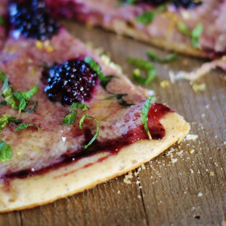 Blackberry Mint Fruit Pizza Southern Discourse