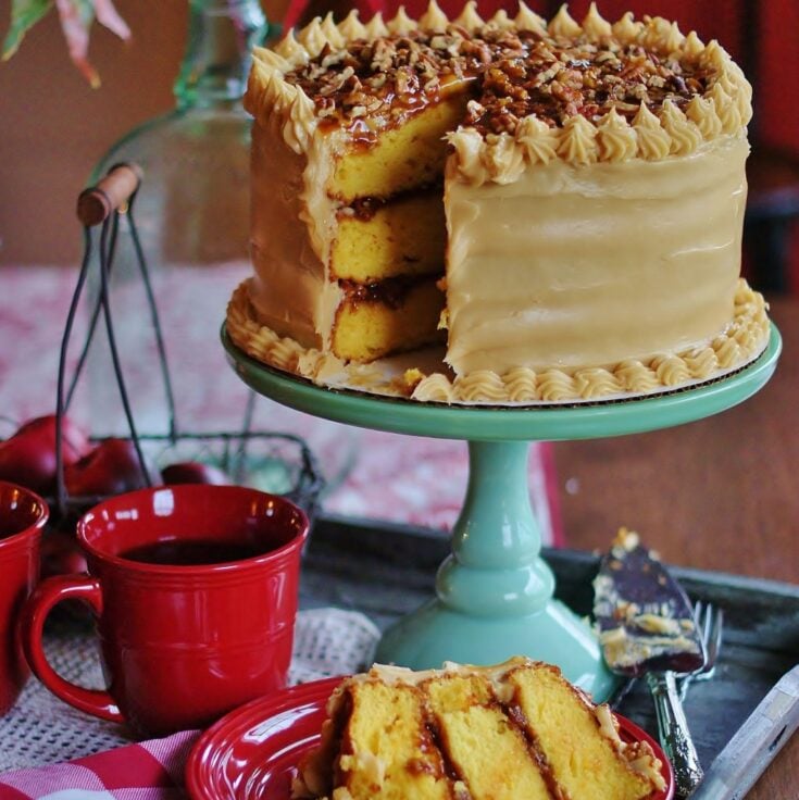 salted caramel cake
