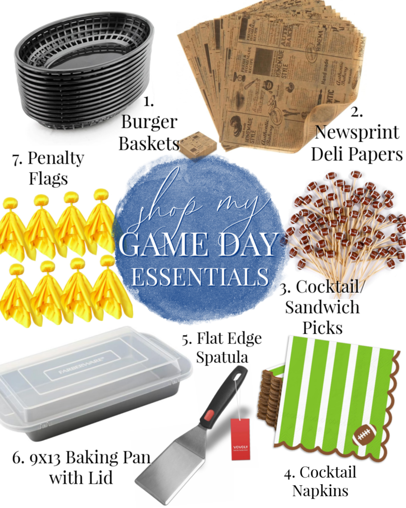 Everything I recommend for hosting a tailgate or game day party when serving these sloppy joe sliders.