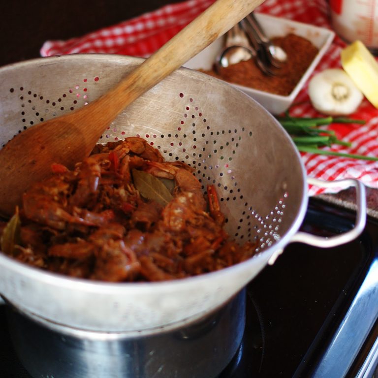 Smoked Gouda Cheese Grits & BBQ Shrimp southern discourse
