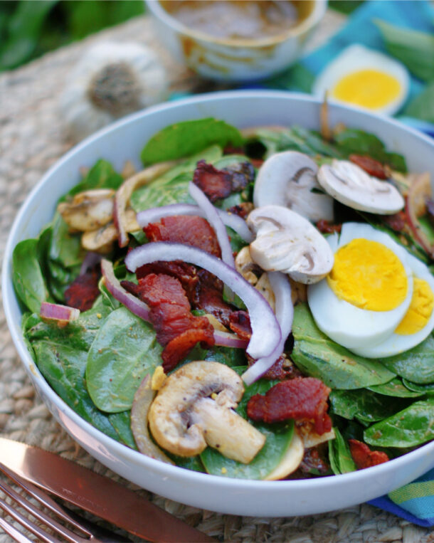 Hot Bacon Dressing for A Spinach Salad Southern Discourse