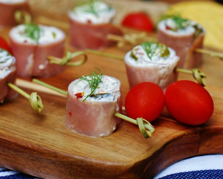 Ham & Dill Pickle Pinwheels with a Spicy Kick - Southern Discourse