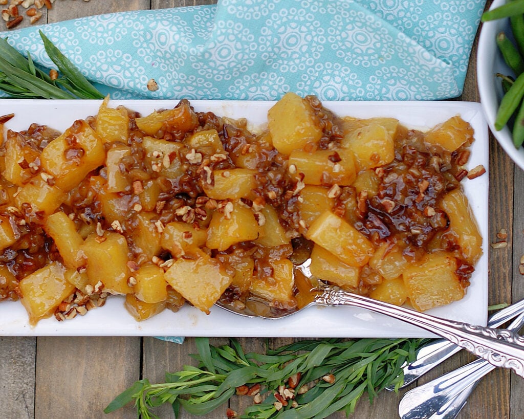 Brown Sugar Roasted Pineapples Southern Discourse