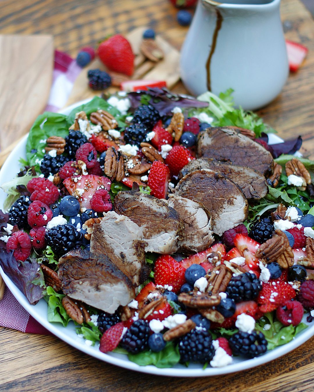 Berry Salad with Cherry Balsamic Dressing Southern Discourse