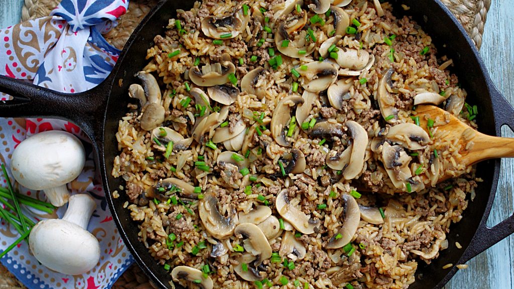 Beef & Mushroom Rice - a southern discourse