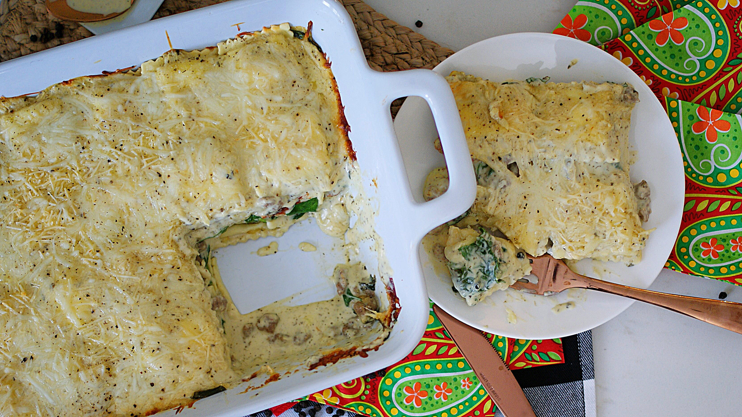 Easy White Ravioli Casserole A Shortcut Lasagna Southern Discourse