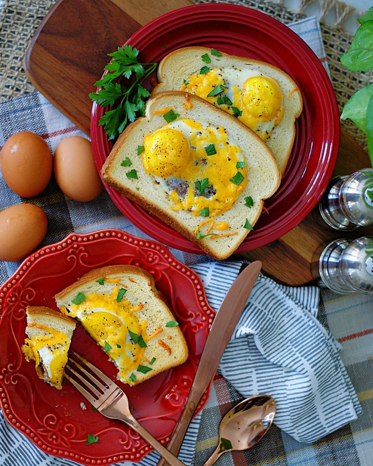 Sheet Pan Eggs in a Basket with Sausage Southern Discourse