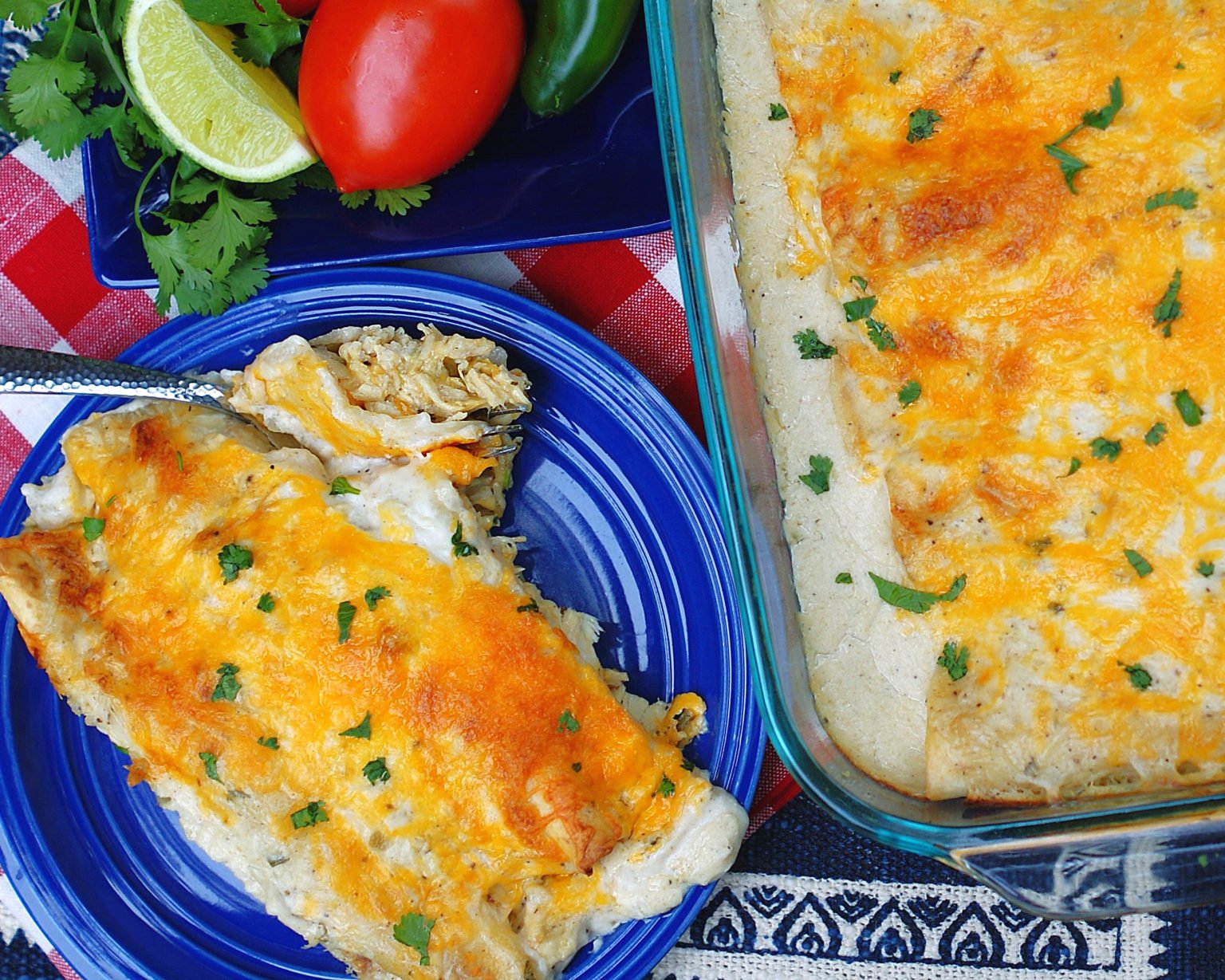 Tex Mex Sour Cream Chicken Enchiladas Southern Discourse