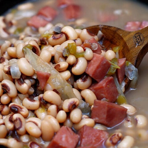 Southern Slow Cooker Black Eyed Peas & Ham Southern Discourse