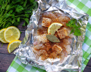 Spicy Creole Shrimp Foil Packets - southern discourse