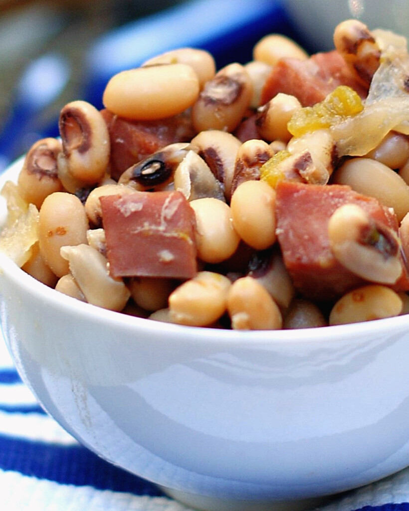 Southern Slow Cooker Black Eyed Peas & Ham Southern Discourse