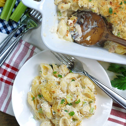 Easy Cheesy & Creamy Tuna Casserole