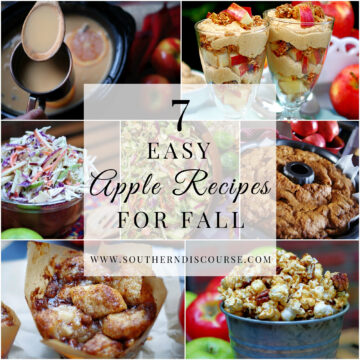 Easy Apple Recipes for Fall Collage