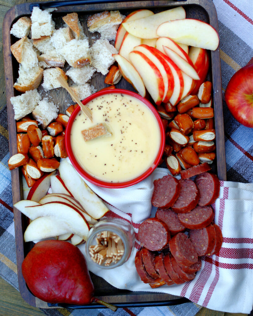 Fall Apple Cider Cheese Fondue Southern Discourse