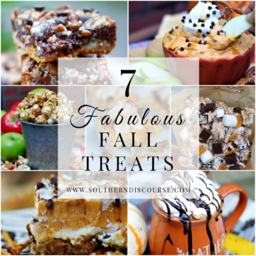 Collage of Fall treat recipes for easy fall baking.