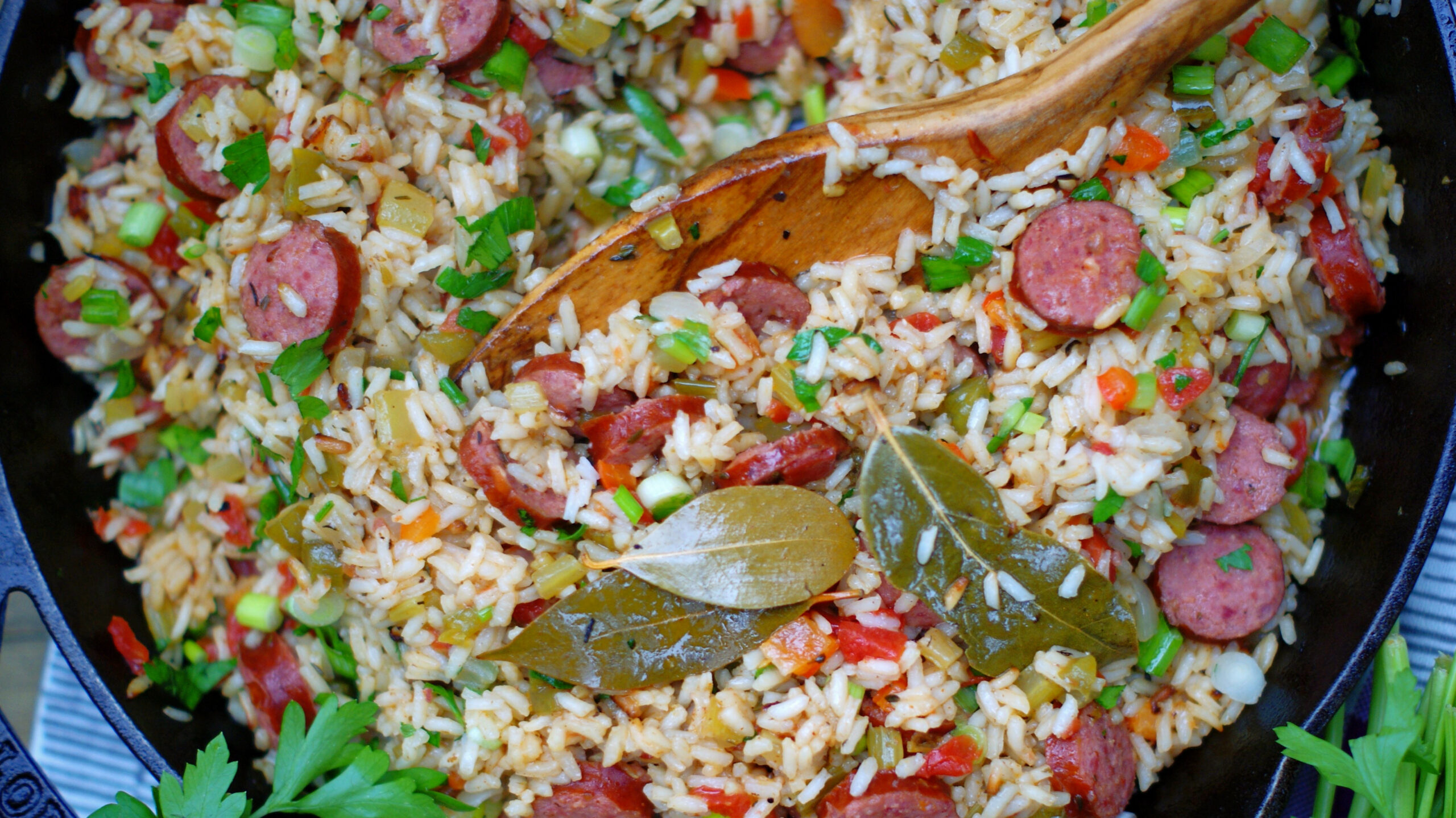 Easy Louisiana Sausage Jambalaya southern discourse