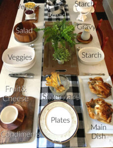 How to Set An Inviting Buffet Table - Southern Discourse