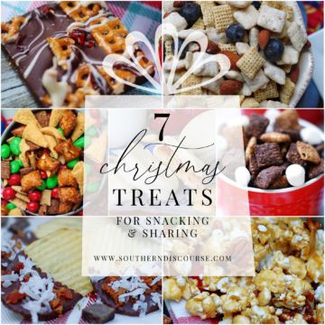 7 sweet Christmas treats and snacks perfect for sharing, as homemade gifts, Christmas parties and enjoying around the tree.