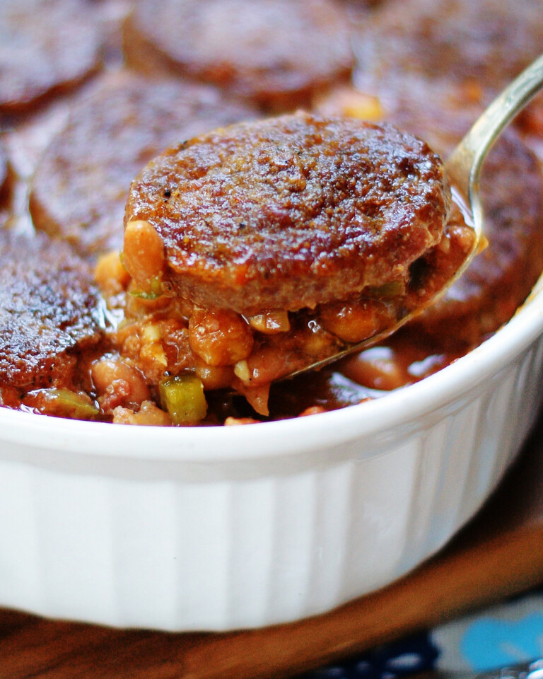 Southern Baked Beans and Sausage Southern Discourse