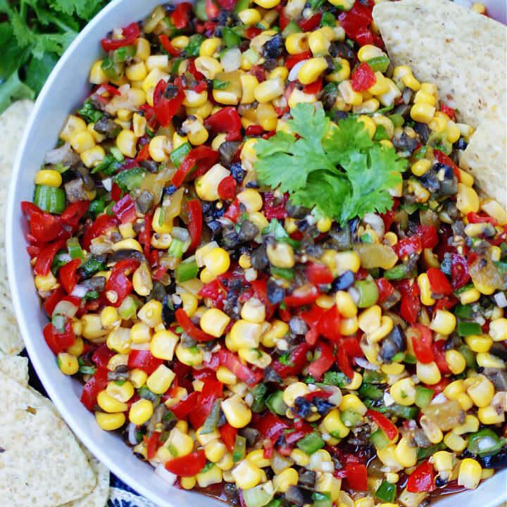 Green Chile Corn Salsa Dip Southern Discourse