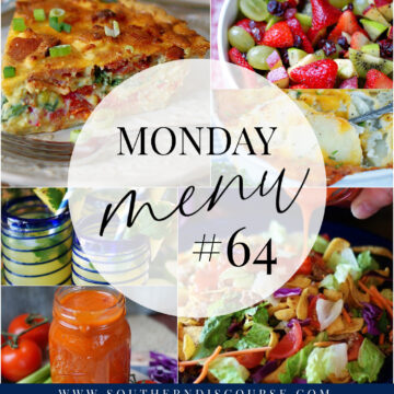 Monday Menu 64 title collage
