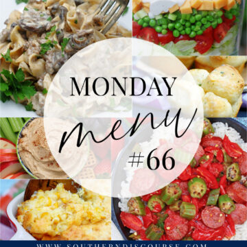 Monday Menu Title Collage