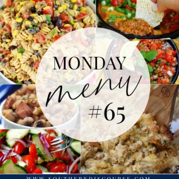 Monday Menu Title collage