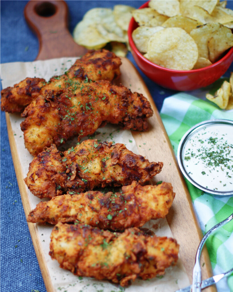 Crispy Ranch Chicken Tenders Southern Discourse