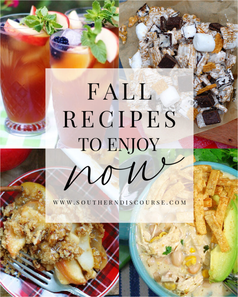 Early Fall Recipes to Enjoy Now - Southern Discourse