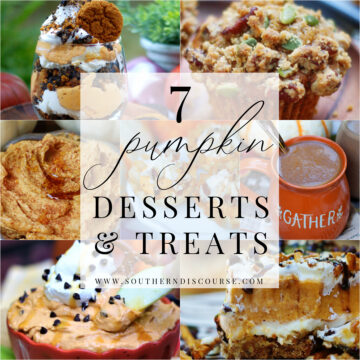 7 pumpkin desserts and treat recipes title collage