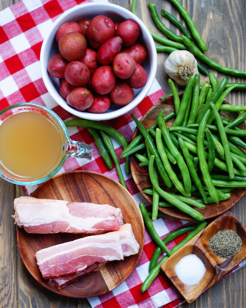 Southern Green Beans & New Potatoes with Bacon Southern Discourse
