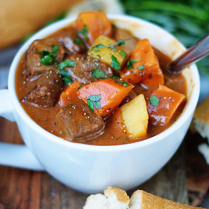 Homemade Beef Stew with Sweet Potatoes Southern Discourse