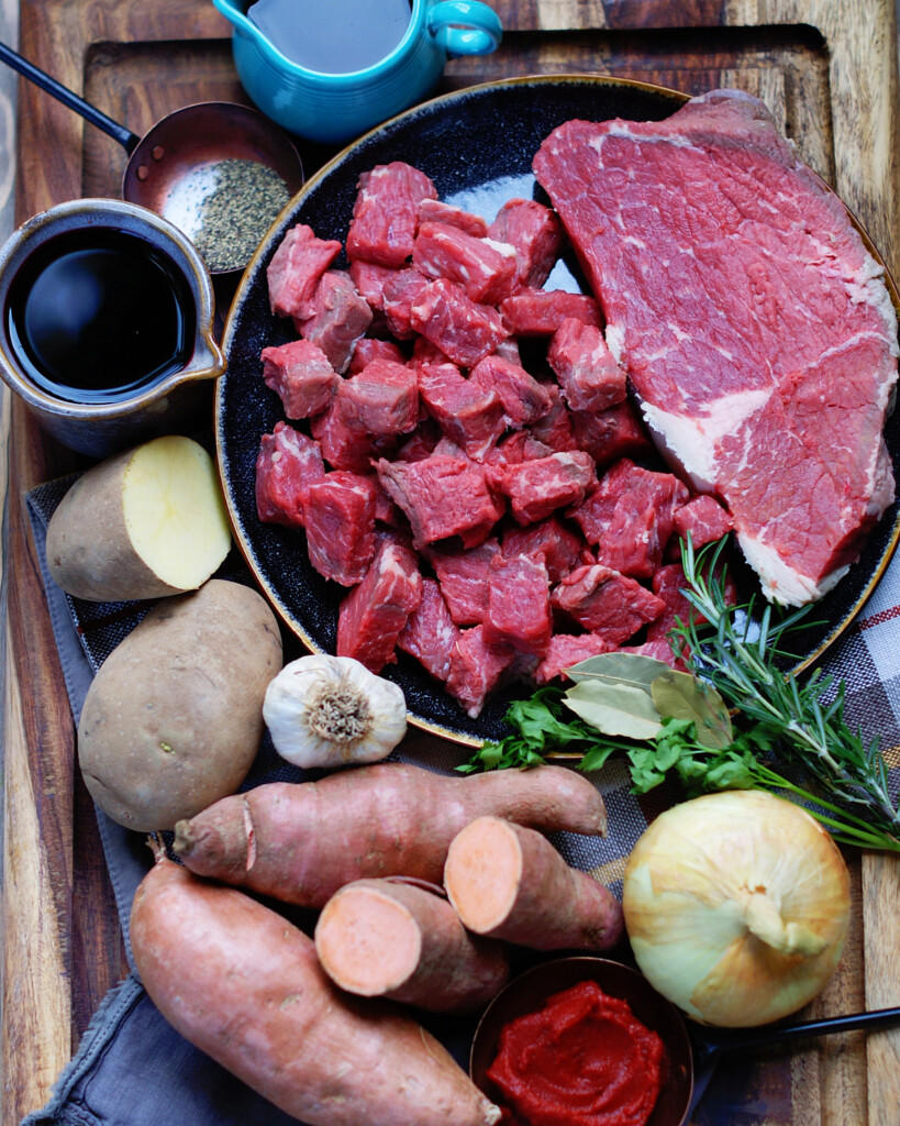 Homemade Beef Stew with Sweet Potatoes Southern Discourse