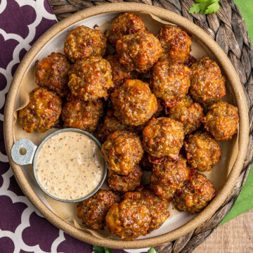 Classic southern sausage balls get a Louisiana makeover with more that just creole seasoning.