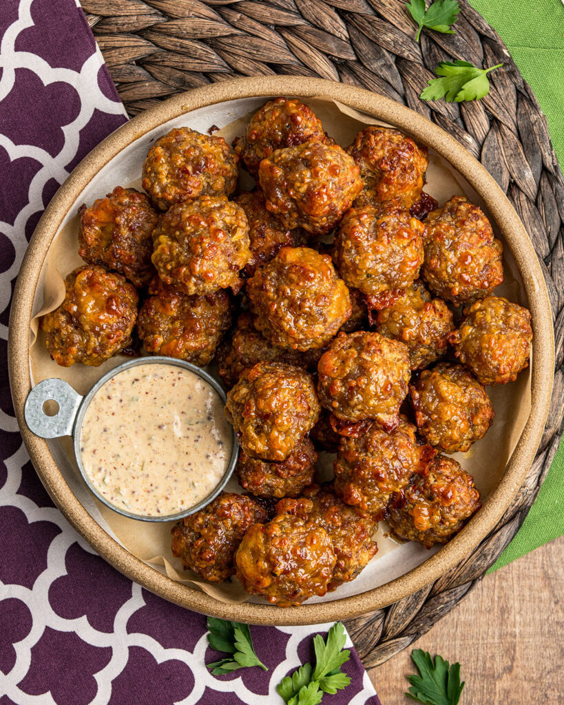 Classic southern sausage balls get a Louisiana makeover with more that just creole seasoning.