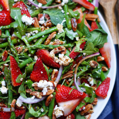 Strawberry Asparagus Salad Southern Discourse