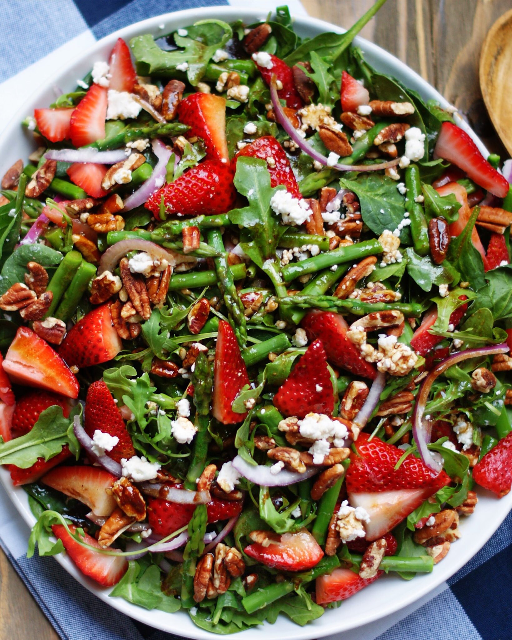 Strawberry Asparagus Salad Southern Discourse