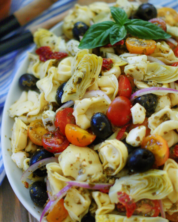 Artichoke Pesto Pasta Salad Southern Discourse