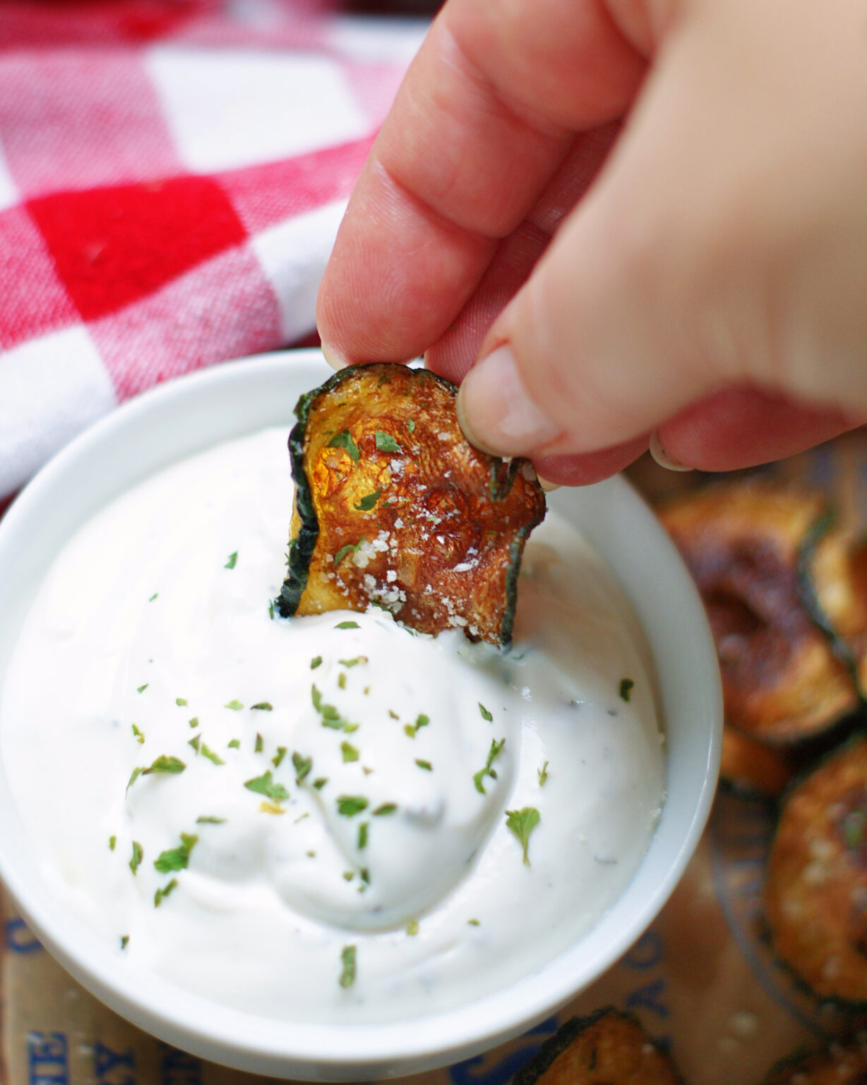 Crispy Zucchini Chips Southern Discourse