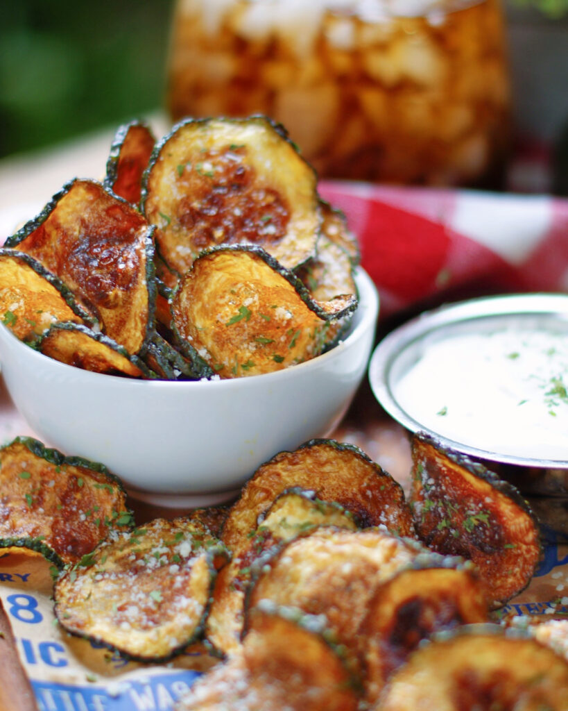 Crispy Zucchini Chips Southern Discourse