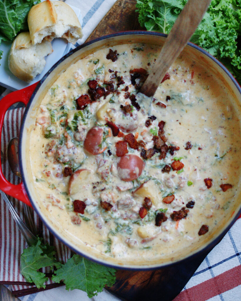 Hearty Sausage Potato Kale Soup Southern Discourse