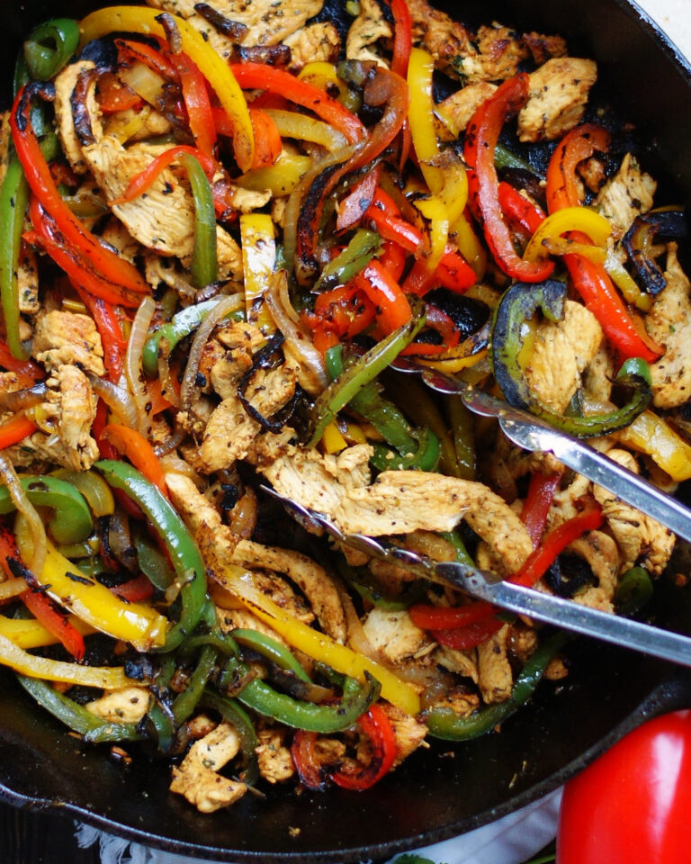 Tex Mex Skillet Chicken Fajitas Southern Discourse