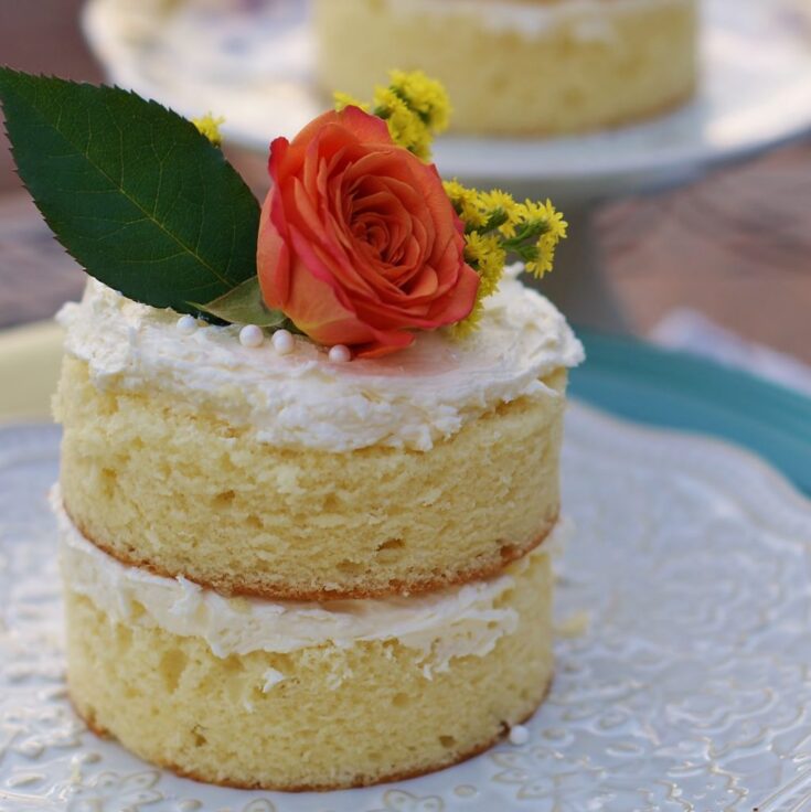 Mini cakes are a fun cupcake alternative