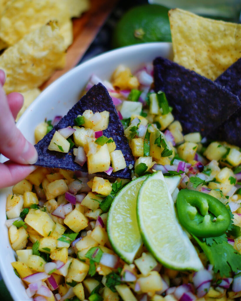 Summery Pineapple Salsa Southern Discourse