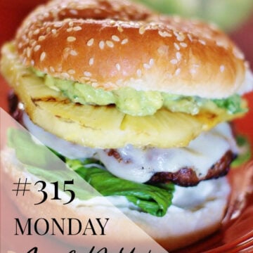 Monday Menu #315- Pineapple Burgers & Pasta Salad