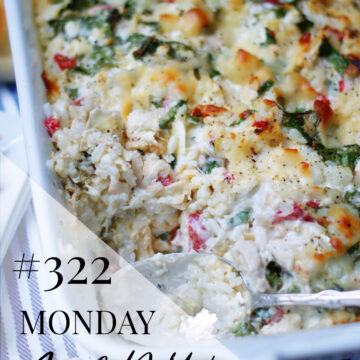 Monday Menu #322- Poppy Seed Chicken + Chicken & Rice