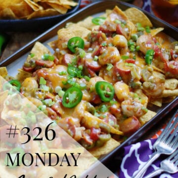 Monday Menu #326- Cherry Cola Pulled Pork & Gumbo Nachos