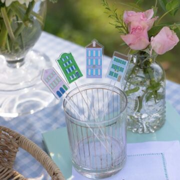 Charleston Drink Stirrers by Hattie Hill Designs